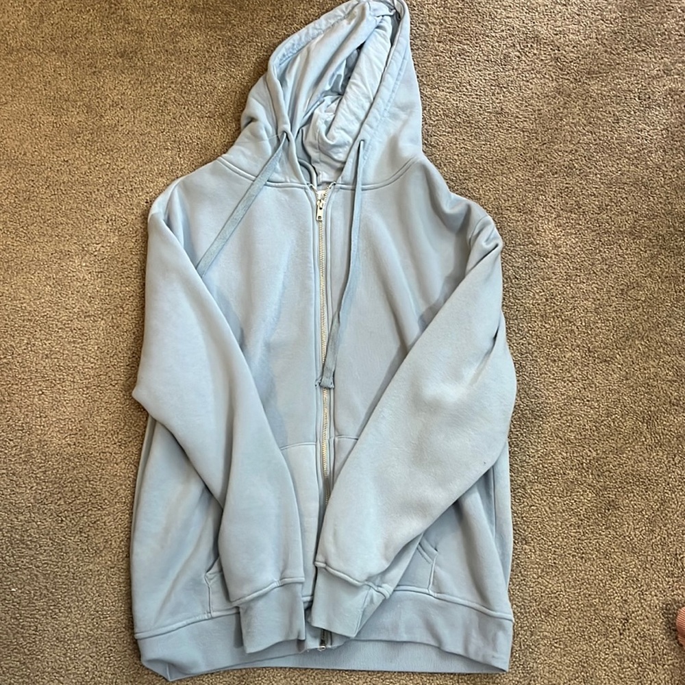 Light blue zip up